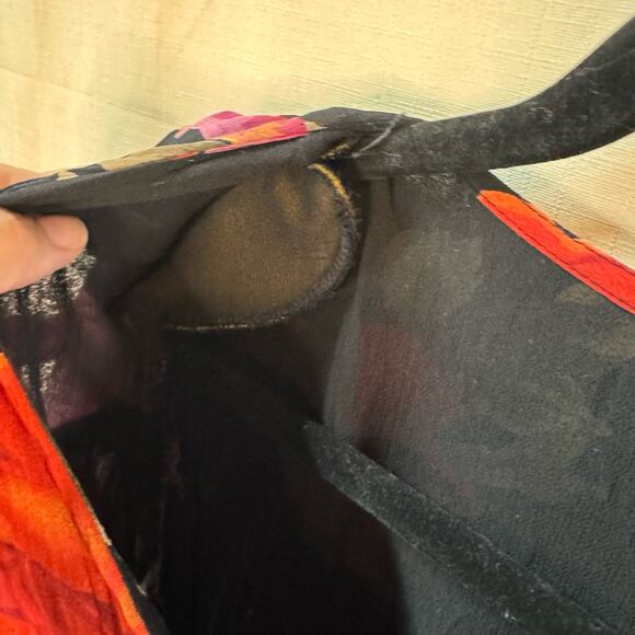 INDIRA Maxi Dress Size M Floral Flowy Grunge Cottage‎ Whimsigoth Romantasy Goth - Picture 10 of 12